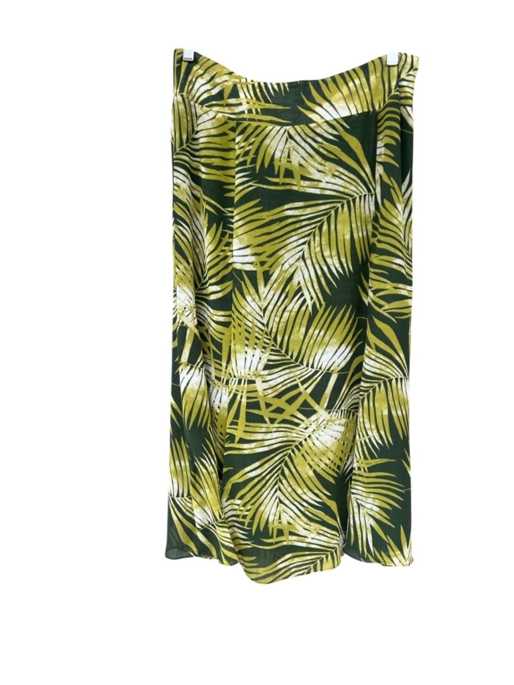 Norton McNaughton Tropical Palm Print Maxi Skirt greens - Sz. 12